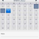 Calendario de reservas App discoteca